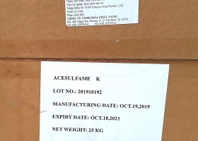 Chất tạo ngọt Acesulfame K 